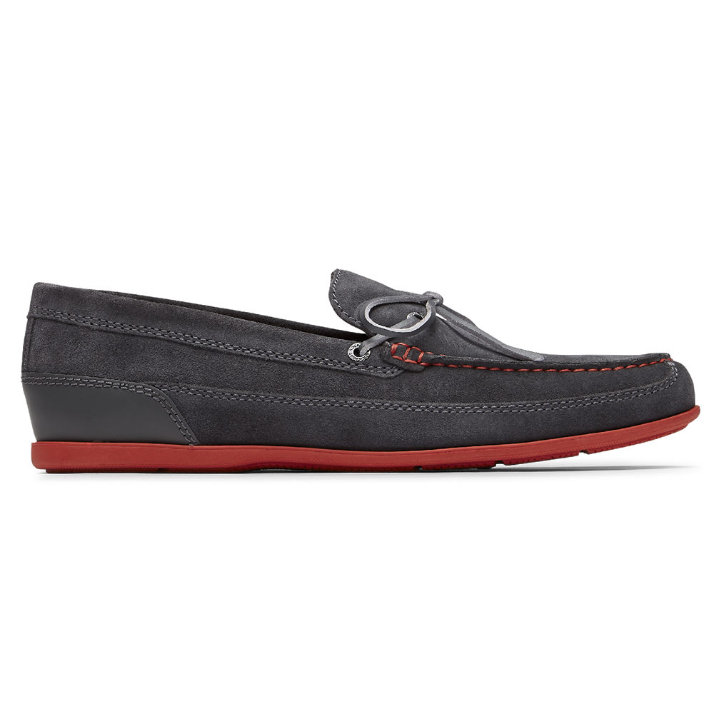 Rockport Loafers For Mens Dark Grey - Malcom Tie - QZ3548270